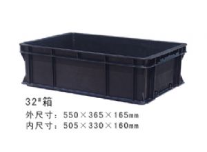 32#塑膠箱周轉(zhuǎn)箱