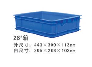 28#塑膠箱周轉(zhuǎn)箱