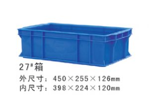 27#塑膠箱周轉(zhuǎn)箱