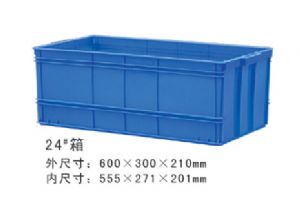 24#塑膠箱周轉(zhuǎn)箱